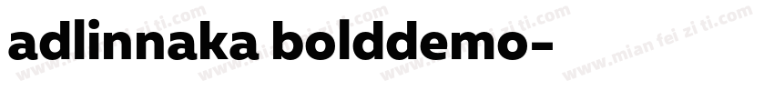 adlinnaka bolddemo字体转换